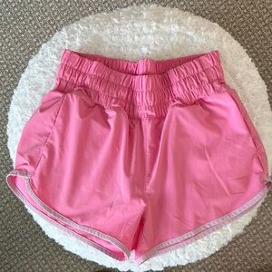 Athleta Girl Run Free Pink Athletic Shorts